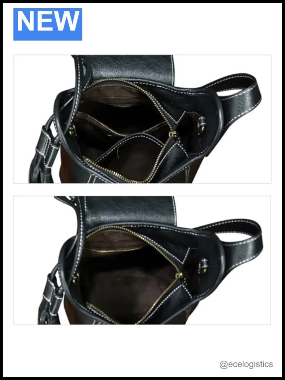Genuine Leather Hobo Satchel Purse with Tassel